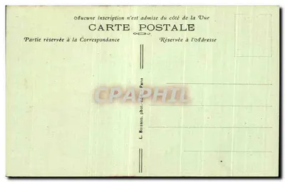 Paris-Montmartre — Basílica do Sagrado Coração. O Campanário — L. Boisson, fot. editor, Paris, n°09 — Verso