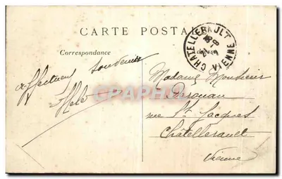 Paris (8. Arrondissement) — Kirche der Madeleine — C.M. n°21 — Rückseite