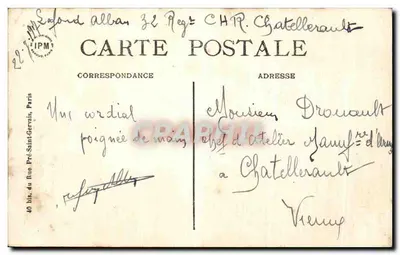 Paryż — Arc de Triomphe de l'Étoile — Wydawca: IPM, n° 21 — Rewers