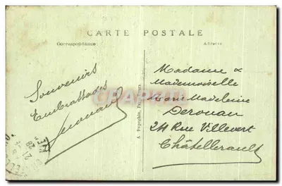 Parijs — Kruispunt van de Boulevard de Clichy en de rue Lepic richting het Sacré-Cœur — A.P. 227 — Achterkant