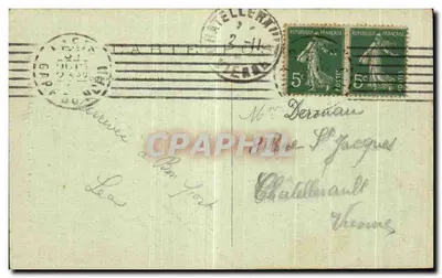 Paris — O Dôme dos Invalides — C.M. n°261 — Verso