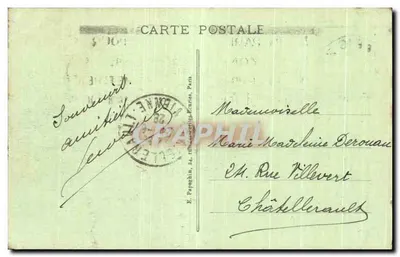 Parijs - De Heilige Kapel - A. P. - Gebouwd op bevel van koning Lodewijk (13e eeuw) — Achterkant