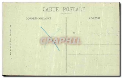 Versailles - Grand Trianon sui Giardini — M. Moreau Édit. Versailles, n°17 — Verso