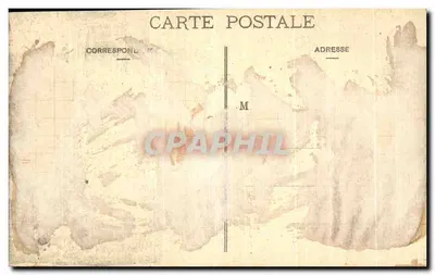 Clermont-Ferrand — Widok na pomnik Blaise Pascala i katedrę — E.A. — Rewers
