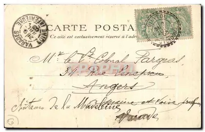 Montferrand — Kościół (M. H. XIV–XV) — L'Auvergne Illustrée, nr 5137 — Rewers