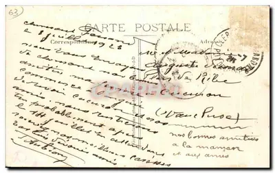 Clermont-Ferrand — Place de Jaude — G. d'O. - 1091 — Rewers