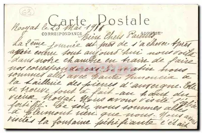 Clermont-Ferrand (P.-de-D.) — Widok panoramiczny — Hironnelle, Paryż — Rewers