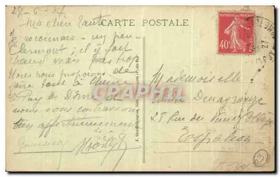 Clermont-Ferrand — Katedra St-Josepha — g.d'o. - 402 — Rewers