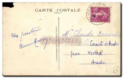 Clermont-Ferrand — Église Notre-Dame-du-Pont (XIIe siècle) — G. d'O. - 1064 — Verso
