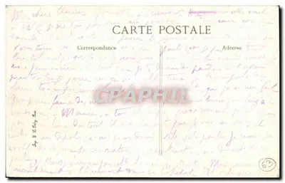 Clermont-Ferrand — Estátua de Blaise Pascal — L'Auvergne Pittoresque — Verso