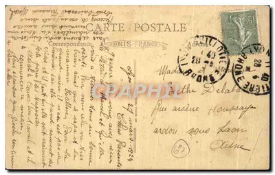 Lyon — Ogólny widok z Fourvière — Rewers