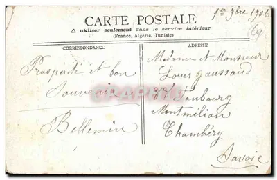 Lyon — Man van de Roche — Uitgever: KREBS & Cie, Parijs — Achterkant