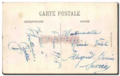 LYON — O Parque da Cabeça de Ouro — O Lago e o Ponte Coberta — LL. — Sélecta — Verso
