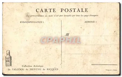 Soldati e alcol di menta — PlANCHE V — Collezione Artistica dell'Alcol di Menta di Ricqlès — Verso