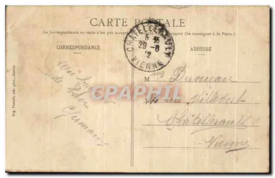 Pau - Zamek, Most Jurançon i Wzgórze Bigorre (2877) - Wyd. Pau — Rewers
