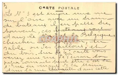 Beaumont-sur-Oise (S.-et-O.) — Um trem de barcos — Verso