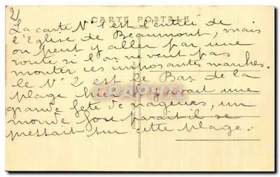Beaumont-sur-Oise — A Praia — Verso