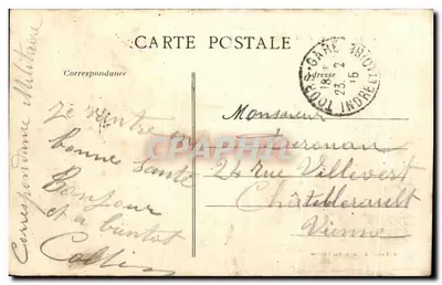 Pontivy - Praça da Federação — A Bretanha Pitoresca, n° 8529 — Coleção A. Waron, Saint-Brieuc — Verso