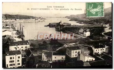 Port-Vendres — Vista geral do Bassin — Côte Vermeille, editor Côte Vermeille, n°38