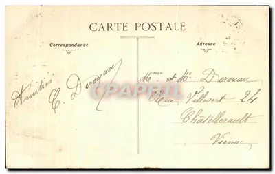 Cauterets — Wodospad Lutour — wydawca nieznany, nr 14 — Rewers
