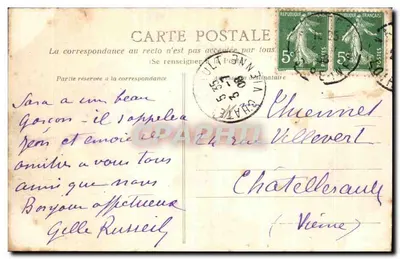 NANTES — Vista general del mercado de la Pequeña Holanda — Editor desconocido, n° 22 — Reverso