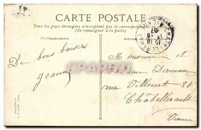 Reims — Teatr — widok budynku — L.V. & Cie, n°1085 — Rewers