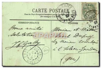 Biarritz — Côte des Basques — LL. — n°71 — Rewers