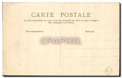 Biarritz — La Roche Percée — widok z jaskini — wydawca nieznany, numer 14 — Rewers