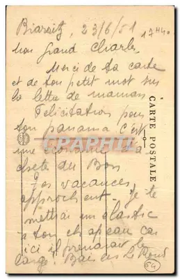 Convento dei Domenicani di Biarritz — La Vergine del chiostro — editore non identificato — Verso