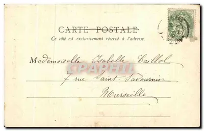 Clermont-Ferrand – Katedra i Zamek d'If – B.F., Paryż — Rewers
