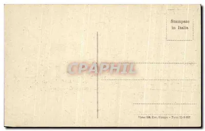 Messina em chamas — vista do porto com incêndio — editor U.M. Rov. Stampa, n°10 — Verso