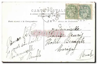Arranjo de rosas — No. 8035 — Editor não identificado — Verso