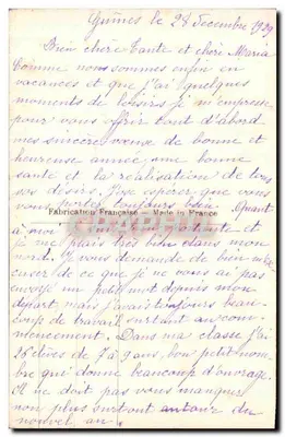 Bouquet de fleurs et baies — Bonne Année — Gloria, n° 361 — Rewers