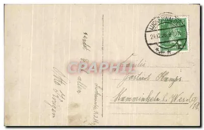 Rodzina przed pianiną — Boże Narodzenie — W. S+B, n° 1094/4 — Rewers