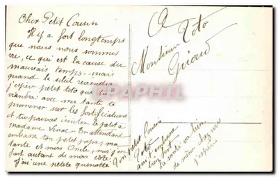 Lachende meisje — Herinnering — Fauvetté 1030 — Achterkant
