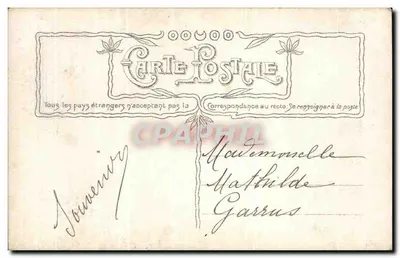 Arranjo de lírios — Traga o Bem-estar — Editor G. Viret, n° 21 — Verso