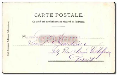 Mulher com coroa de flores — Bowne & Bowne — editor Simi-Bromure A. Breger Frères — Verso