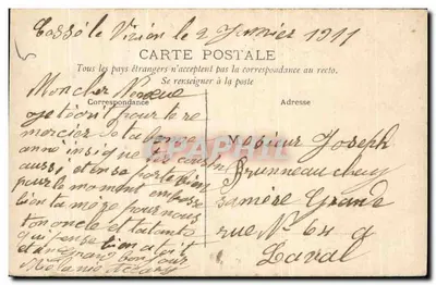 Kobieta w pelerynie i kwiaty — Wesołych Świąt — Circe, n° 5046 — Rewers