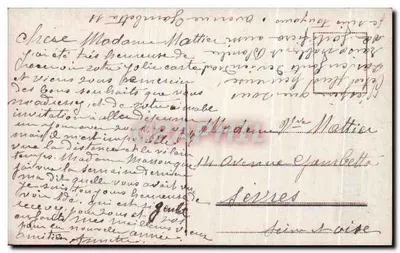 Dwa dzieci na saneczce — scenka zimowa — Stara pocztówka CPAPHIL n° 1912 — Rewers