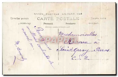 Menina segurando uma rosa — texto impresso e selo de 10c — editor BCI n°604 — Verso