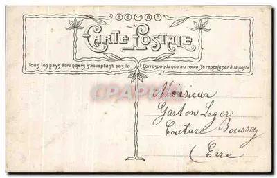 Sérénade d'amour — cena de balcão — editor não identificado, n° 3223/3 — Verso