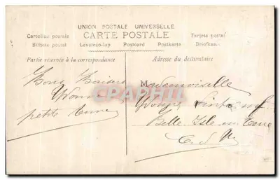 Duas jovens — retrato de estúdio — editor Léonard, n° 7042 — Verso