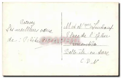 Fille tenant des roses — J.K. 256 — Éditeur J.K. — Verso