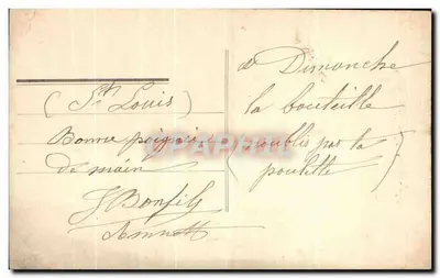 Młoda dziewczyna — Szczęśliwego dnia — N° 3004, wydawca NN — Rewers