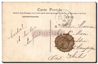 Kobieta w eleganckim stroju — dekor kwiatowy — M.F. Paris nr 830 — Rewers