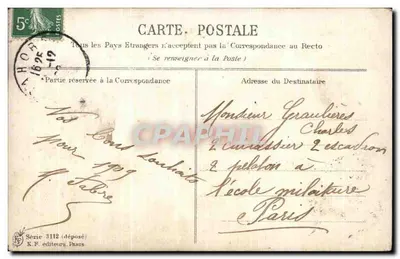 Flores de centaúria — Bouquets sincères — K.F. editores, Série 3112 — Verso