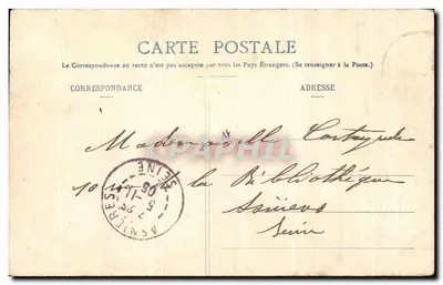 A Margarida da Cozinheira — Poema de Marcel Houjan — Portrait A. Bérenger & Cie, Nancy — Verso