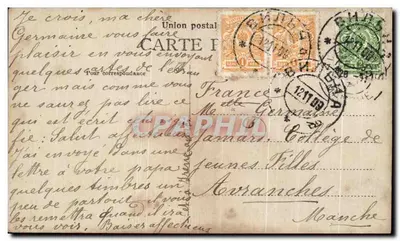 Serdeczne Cuklony — Carte postale polonaise avec collage de portraits féminins — éditeur inconnu — Verso