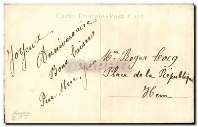 Bukiet chryzantem — Urodziny — Meispere N° 21 — Rewers
