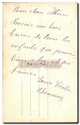 Bukiet róż i mimozów — młyn wiatrowy — wydawca nieznany, nr 1654 — Rewers